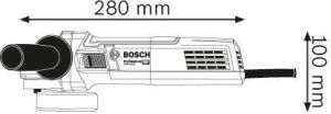 Szlifierka Bosch GWS 9-115 900W 0601396006 3