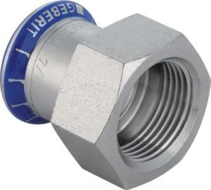 Geberit Złączka Mapress Edelstahl przejściowa GW 18mm x 3/4" (31804) 1