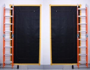 Folia malarska Schuller Drzwi ochronne pyłoszczelne STARDUST, 1,10 x 2,20 m, Schuller Eh,klar - 42120 5