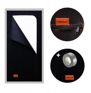 Folia malarska Schuller Drzwi ochronne pyłoszczelne STARDUST, 1,10 x 2,20 m, Schuller Eh,klar - 42120 7