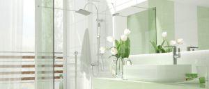 Zestaw prysznicowy Invena Florina z deszczownicą chrom (AU-30-001) 2