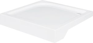 Brodzik Besco Oskar kwadratowy 90 cm x 90 cm (BAO-90-PK) 2