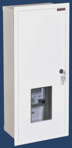 Karwasz Rozdzielnica wnękowa RW-1P-16 z zamkiem, miejsce na 1 licznik 1F oraz 2x8 zabezpieczeń typu s. (RW-1P-16"Z") 2