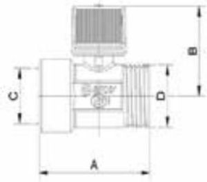 Arco Zawór kulowy woda 1/2 x 1/2 Z-W (2207R) 2