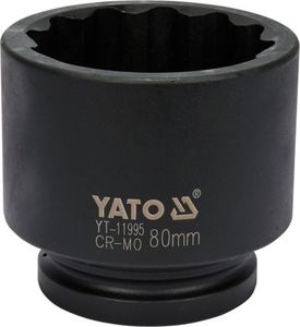 Yato .Nasadka udarowa 80mm 1", 12-kštna - YT-11995 1