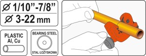 Yato Obcinak do rur 3-22 mm (YT-22318) 2