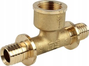 Tece Trójnik mosiężny GW 25mm x 1/2" x 25mm (769522) 2