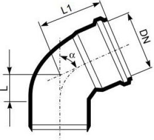 Magnaplast Kolano UdBB 50/67 (146325) 2
