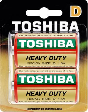 Toshiba Bateria Heavy Duty D / R20 2 szt. 1