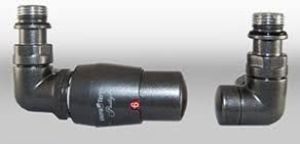 Varioterm Zestaw grzejnikowy Vision termostatyczny lewy ciemny grafit (VIGS0215CFK/L) 1