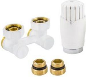 Schlosser Przyłącze z głowicą Diamant do grzejnika dolnozasilanego 3/4" (600800019) 1