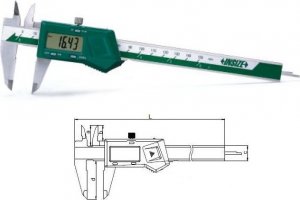 Insize Suwmiarka Elektroniczna MAUa Ze Śrubą 300 Mm / 0-12" INSIZE (1108-300W) 1