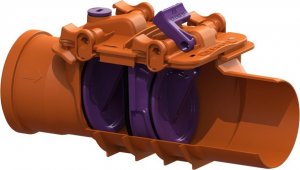 Kessel KESSEL ZAWOR ZWROT. STAUFIX DN100 POZIOMY - 73100 4