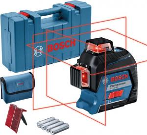 Bosch Laser płaszczyznowy GLL 3-80 czerwony 30 m 2