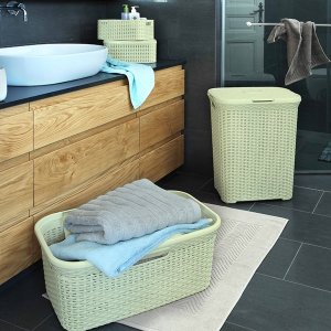 Kosz na pranie Curver Natural Style 40L kremowy (46792) 3