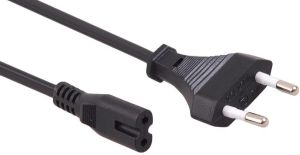Kabel zasilający Maclean Kabel zasilający ósemka 2 pin 1,5M wtyk EU MCTV-809 (42164) 1