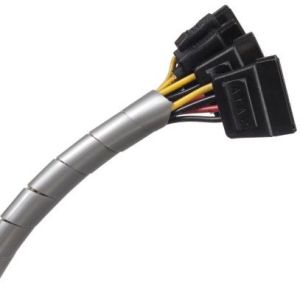 Organizer Maclean Spirala na przewody Srebrny 1 sztuka  (48456) 2