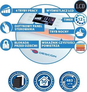 Oczyszczacz powietrza Dedra DA-P070 6