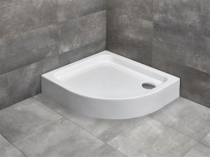 Brodzik Radaway Sirios E półokrągły narożny 90 cm x 80 cm (SBE8917-1L) 1