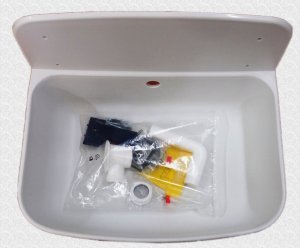 Zlewozmywak Sanit ABUSANITAIR  GOSPODARCZY SCIENNY BIEL - ABU6000101 2