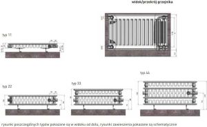 Termo Teknik Grzejnik Termolux VK Typ 33 600 x 1600mm 3045W (V33160) 4