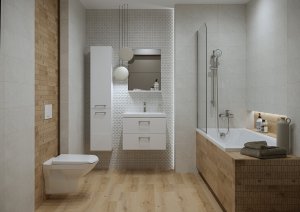 Cersanit szfka Lara, umywalka Como 49.4 cm biały (S801-146-DSM) 2