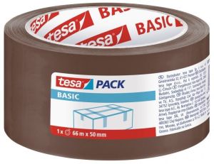 Tesa Taśma pakowa Basic brązowa 66M:50mm (H5857100) 1