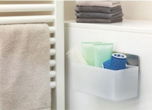 Koszyk prysznicowy Tesa półokrągły biały (H5971100) 2