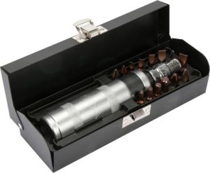 Yato Zestaw wkrętak udarowy, metalowy z wymiennymi końcówkami (YT-28015) 2