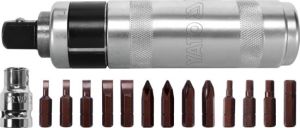 Yato Zestaw wkrętak udarowy, metalowy z wymiennymi końcówkami (YT-28015) 3