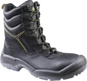 Delta Plus Buty robocze ze skóry gładki amagnetyczny czarne rozmiar 45 (CALYPS3NO45) 1