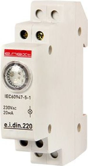 E.NEXT Lampka sygnalizacyjna na szynę DIN czerwona (P059001) 1