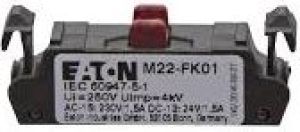 Eaton Styk pomocniczy płaski 1R montaż czołowy M22-FK01 180791 M22-FK01 (180791) 1