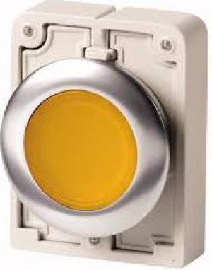 Eaton Napęd przycisku 30mm płaski żółty z podświetleniam z samopowrotem (182928) 1