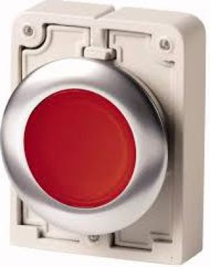 Eaton Napęd przycisku 30mm płaski czerwony z podświetlaniem z samopowrotem (182926) 1