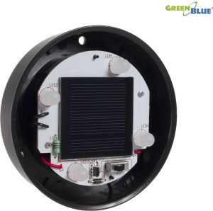 GreenBlue Solarna lampa wolnostojaca ogrodowa - kula 15x15x48cm, bialy LED (GB121) 5