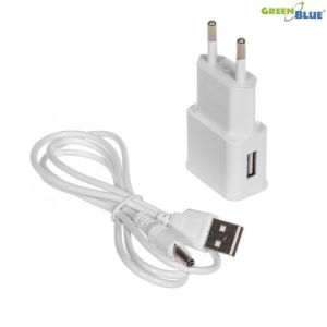Stacja pogodowa GreenBlue Stacja pogody bezprzewodowa IN/OUT czarna temperatura wilgotność barmoter ładowarka USB - GB145 7
