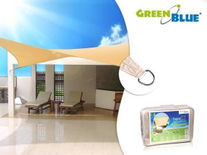 GreenBlue Żagiel ogrodowy zacieniacz UV poliester 3,6m kwadrat (GB503) 1
