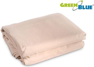 GreenBlue Żagiel ogrodowy zacieniacz UV poliester 4m kwadrat GreenBlue GB504 kremowy hydrofobowa powierzchnia - GB504 5