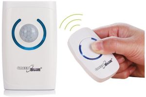 GreenBlue Dzwonek bezprzewodowy 4w1 36 melodii 150m dzwonek, alarm, czujnik ruchu, latarka (GB110) 4