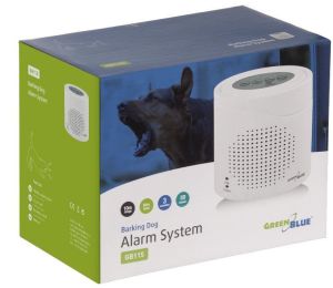 GreenBlue Bezprzewodowy alarm szczekanie psa, czujnik mikrofala, działa przez drzwi (GB115) 3
