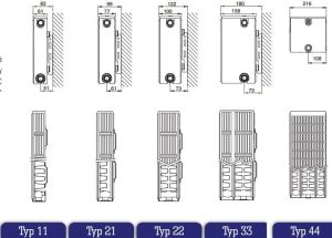 Stelrad Grzejnik Compact Typ 33 600 x 500mm 963W (C33050) 5