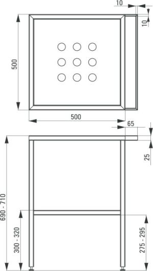 Umywalka Deante Temisto 50cm (CDTS6U5S) 3