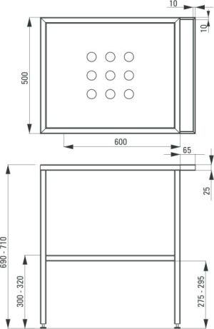Umywalka Deante Temisto 60cm (CDTS6U6S) 3