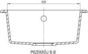 Zlewozmywak Deante Hexon  1,5-komorowy z ociekaczem szary (ZQP S653) 2
