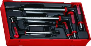 Teng Tools 7-elementowy Zestaw kluczy trzpieniowych, sześciokątnych Teng Tools TTHEX7 / TTHEX7AF - 68930205 1