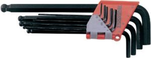 Teng Tools Zestaw kluczy imbusowych hex typ L 1,5 - 10mm z kulką 9szt. (117240101) 1