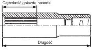 Teng Tools Nasadka 6-katna 1/2" 14mm długa (2573-2108) 2