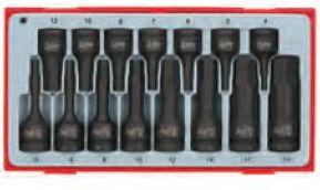 Teng Tools Zestaw nasadek maszynowych trzpieniowych sześciokątnych 15szt. (15141-0107) 1