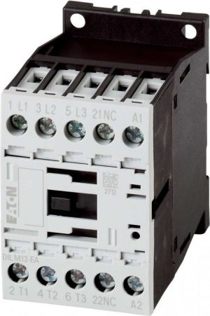 Eaton DILM12-01-EA 24VDC stycznik, 5, 5kW/400V, sterowanie 24VDC (190036) 1